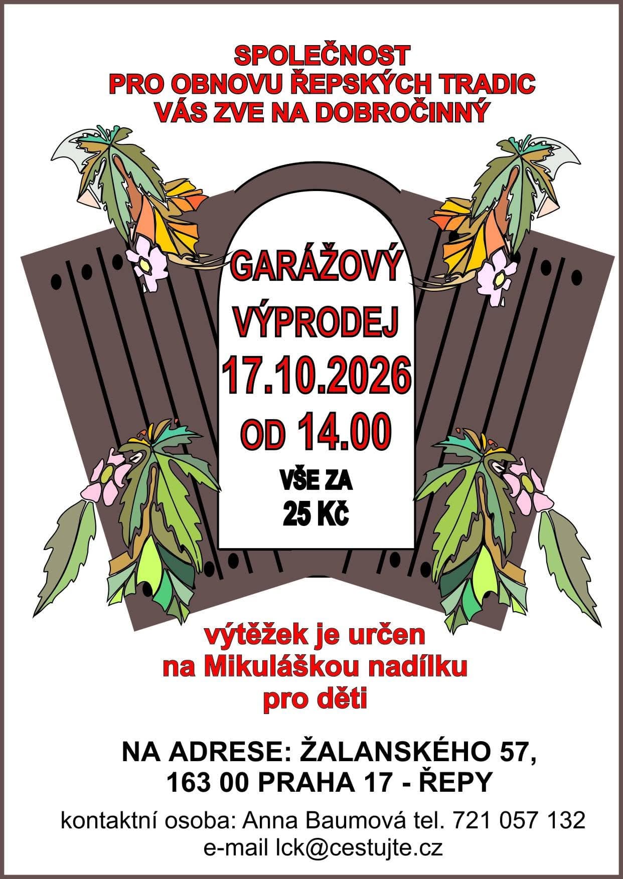 Dobročinný garážový výprodej